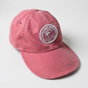 Vintage Polo Ralph Lauren Hat Men Medium Coral Long Bill USA Summer Florida RARE